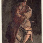 Un homme à Edimbourg - 1747-1751 - par Paul Sandby - British Museum - ref.Nn,6.15