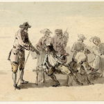 Scène au marché d'Edimbourg - 1747-1751 - par Paul Sandby - British Museum - ref.Nn,6.23