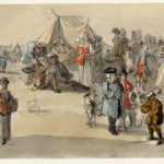 Une foire à Edimbourg - 1747-1751 - par Paul Sandby - British Museum - ref.Nn,6.40